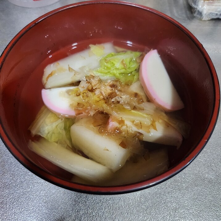 白だしで作るお雑煮